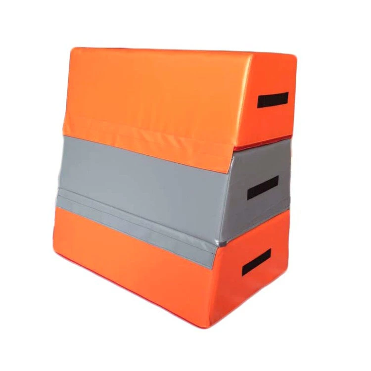 Minkšta trijų dalių kvadratinė šokinėjimo dėžutė